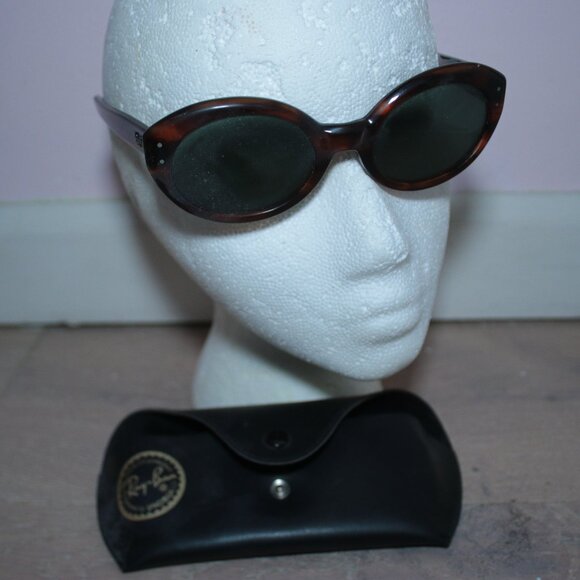 Ray-Ban Accessories - Ray-Ban Ramsey Black Crystal Oval Oversized Acetate Tortoise Sunglasses